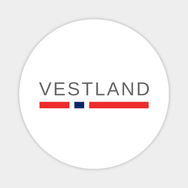 Vestland Norway Magnet by tshirtsnorway